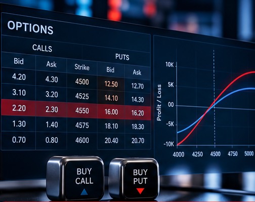 Options Trading course illustration